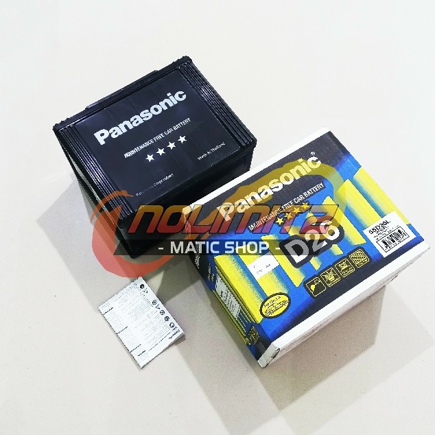 Aki Mobil Panasonic 55D26L 12V 60AH