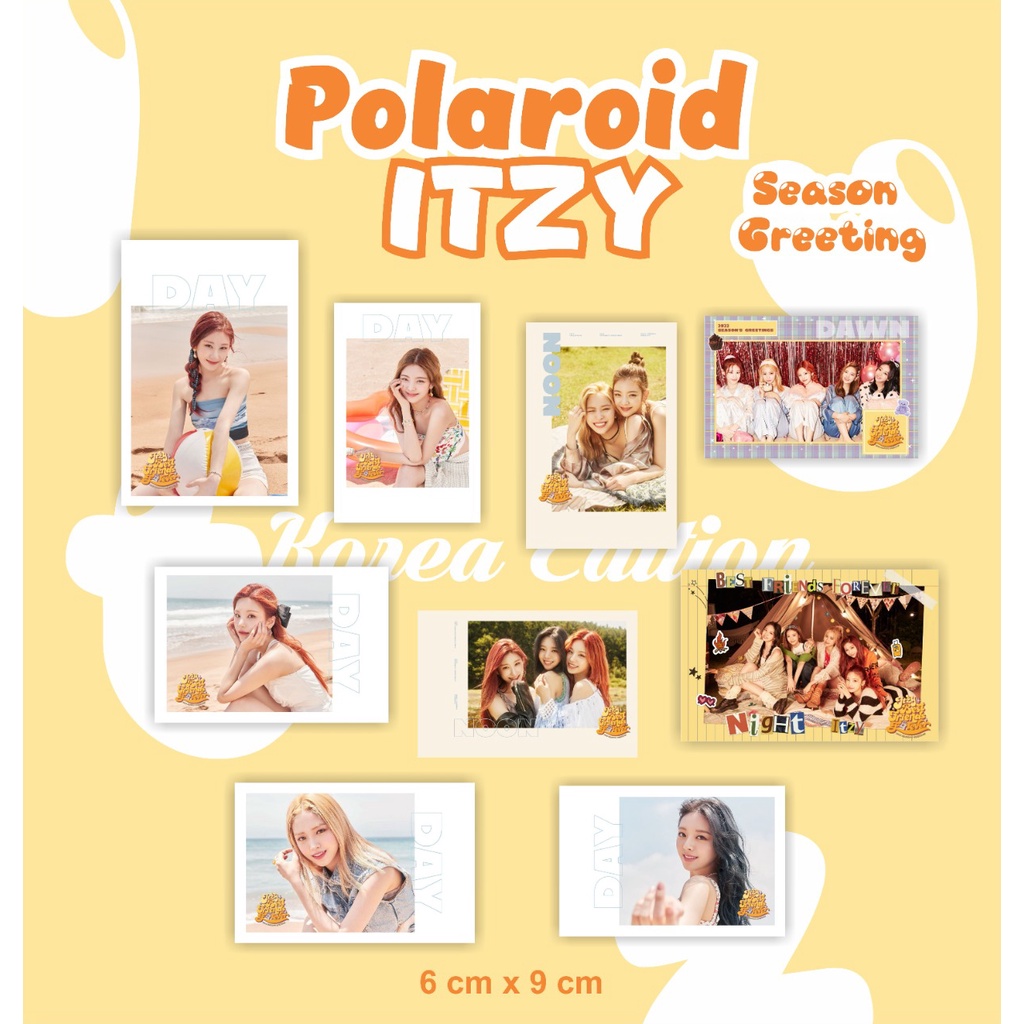 Polaroid ITZY Guess Who Different ICY Yeji Ryujin Lia Yuna Chaeryeong
