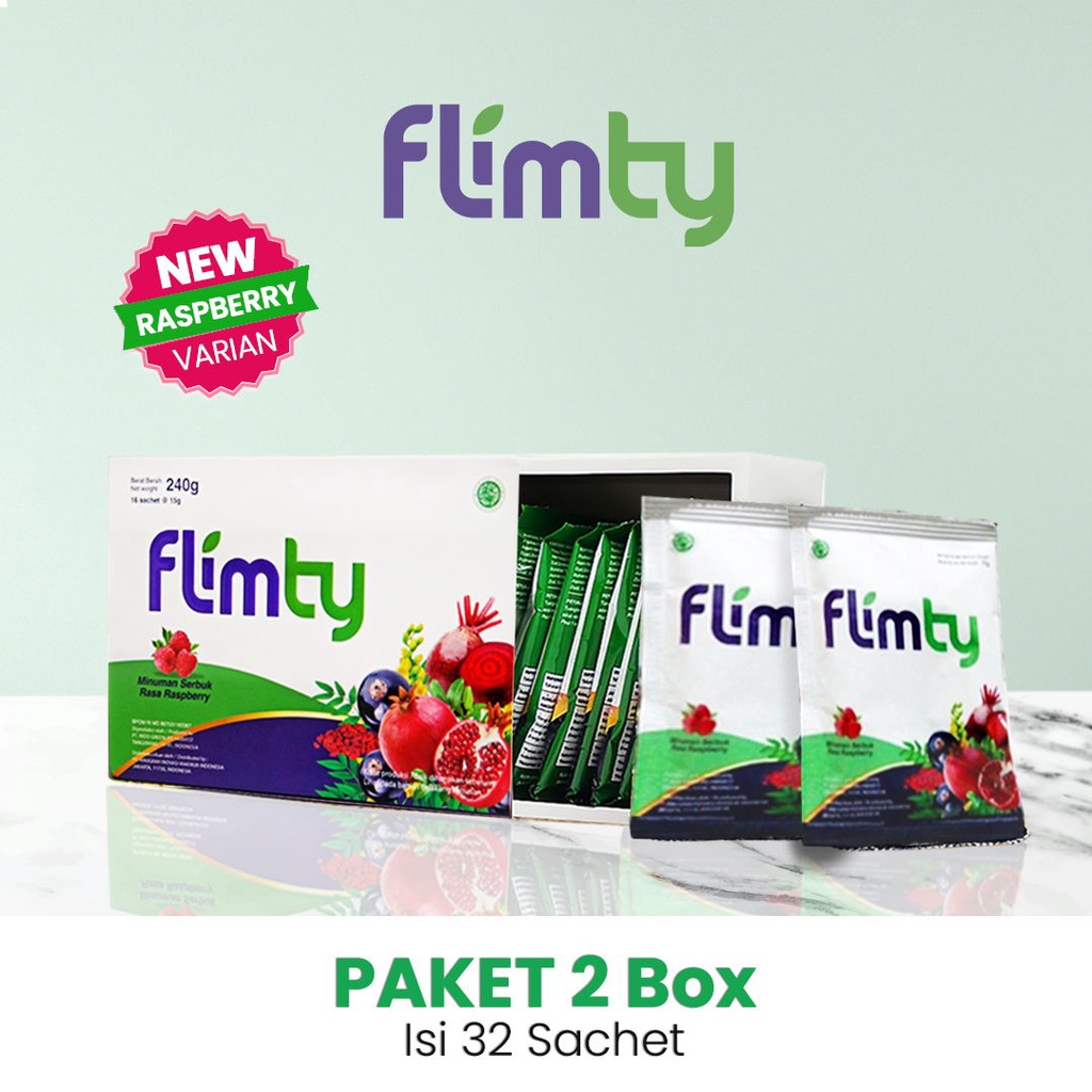 

Flimty Fit Raspberry Slim and Healthy (2 Box = 32sachet)