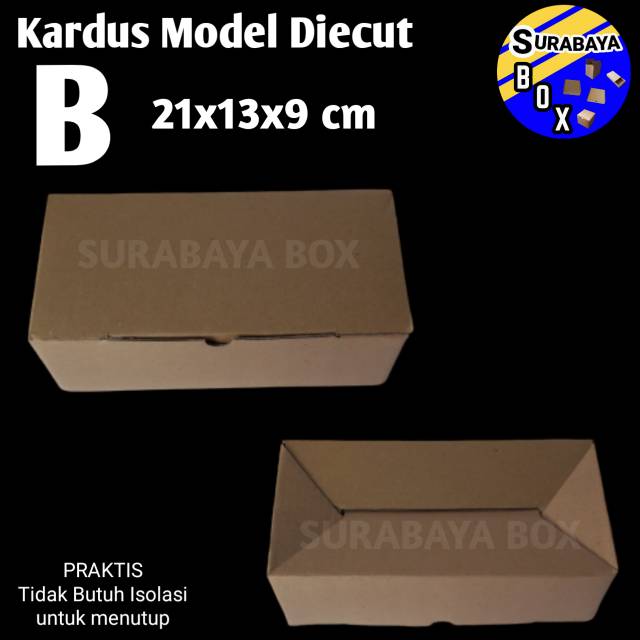 

KARDUS B COKLAT 21x13x9cm KOTAK KARTON BOX DUS SEPATU POLOS PACKING HP