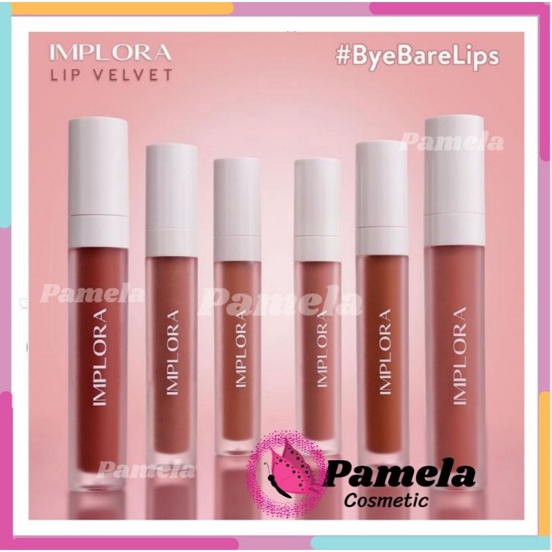 ❤ PAMELA ❤ Implora Urban Lip Cream Matte/Lip Velvet Implora/Lipcream Velvet Implora/ Lipcream Implora/Liptint/lipcrayon