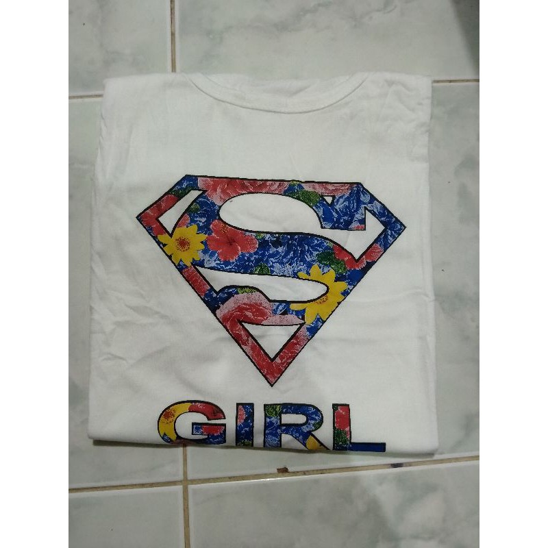 T-shirt S Girl (ld 90 p58 bahan katun)