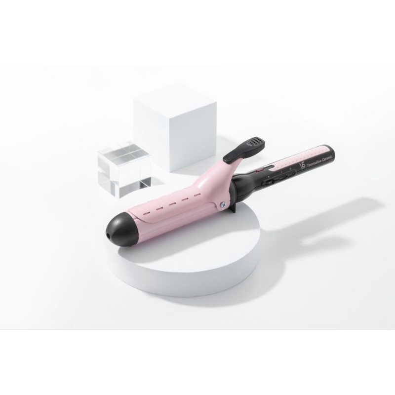 VS Sassoon Tourmaline Ceramic Glam Wave 25mm 32mm 38mm Pink Catokan Korea Klitong Wave Vidan Sassoon Hair Iron