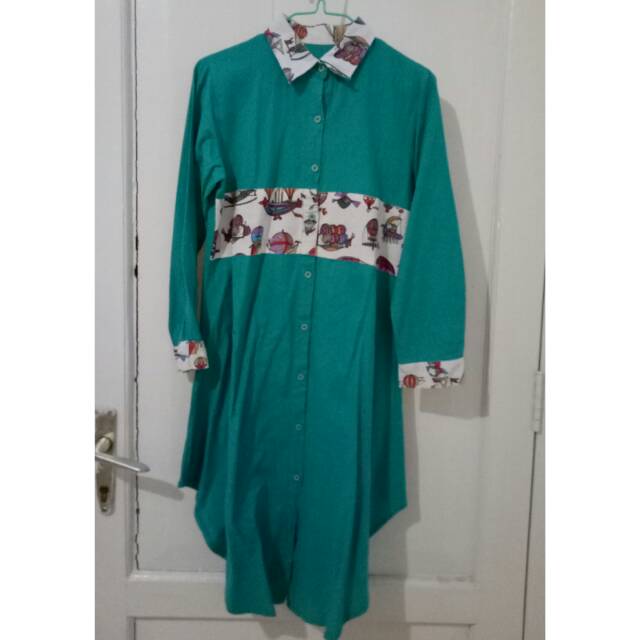 Tunik hijau tosca
