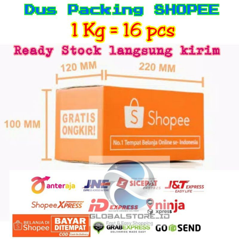 Dus packing Shopee ukuran Small / kardus packing box shopee