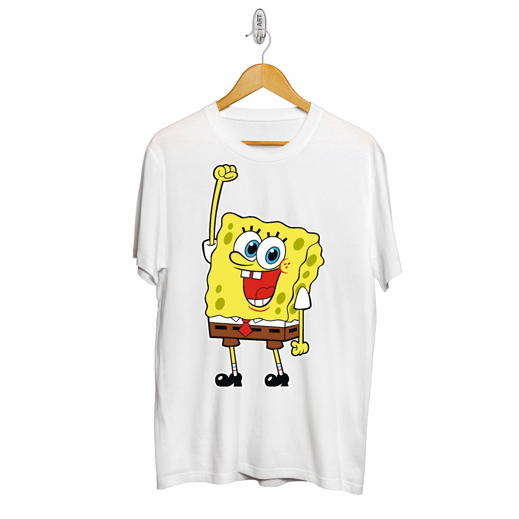 baju kaos spongebob / kaos anime / kaos distro pria keren / t shirt terbaru pria / kaos unisex / kaos lengan pendek pria / kaos cod / kaos premium /