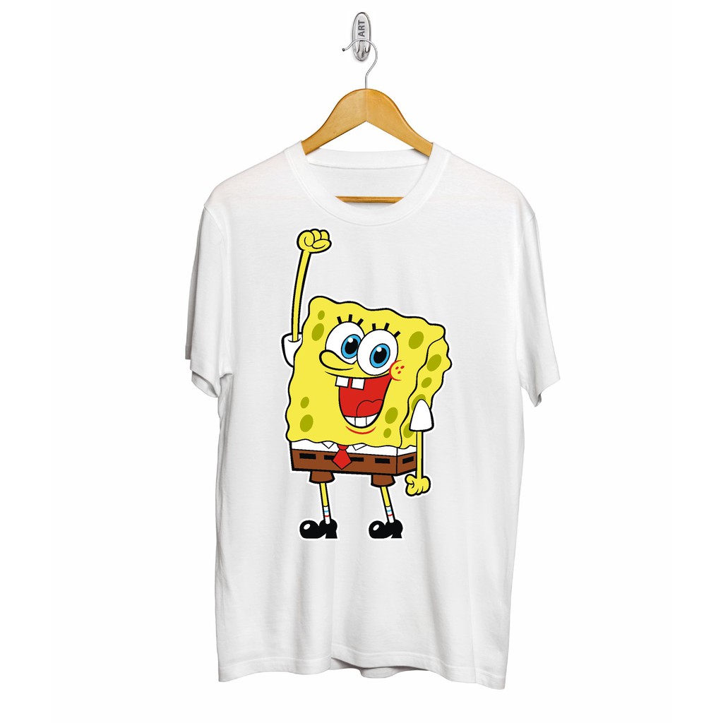 baju kaos spongebob / kaos anime / kaos distro pria keren / t shirt terbaru pria / kaos unisex / kaos lengan pendek pria / kaos cod / kaos premium /