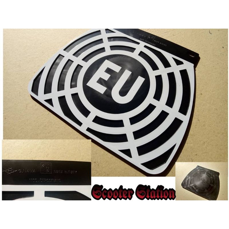 mud flap kepet air vespa EU hitam solid