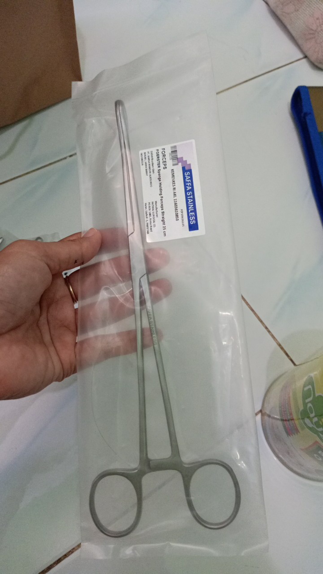 Foerster Sponge Holding Forcep Straight