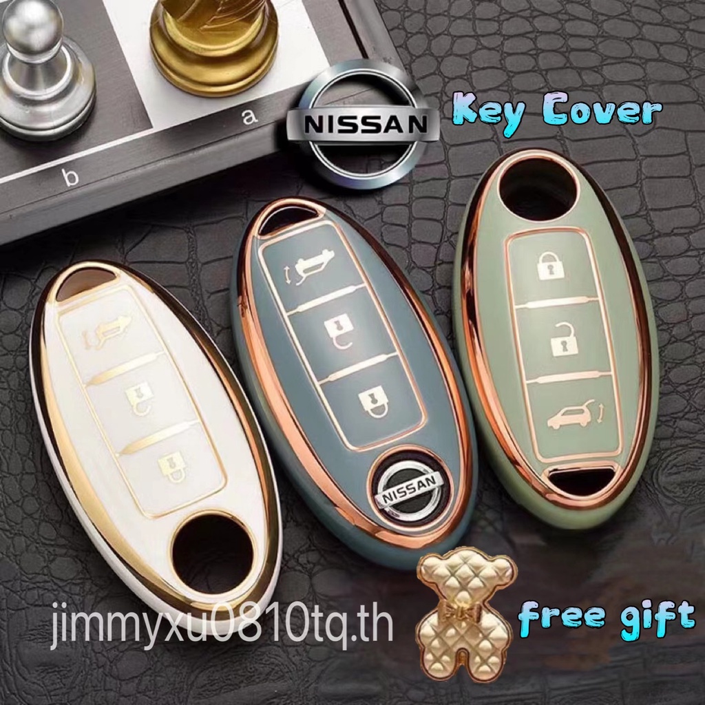 Casing Kunci remote Mobil Anti Gores Bahan TPU Untuk Nissan Almera Grand Livina