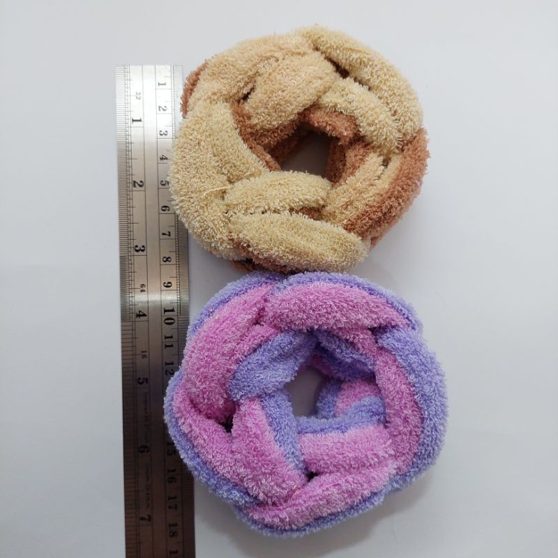 SCRUNCHIE HIJAB Lilit / ikat rambut handuk / kuncir rambut jumbo / konde rambut