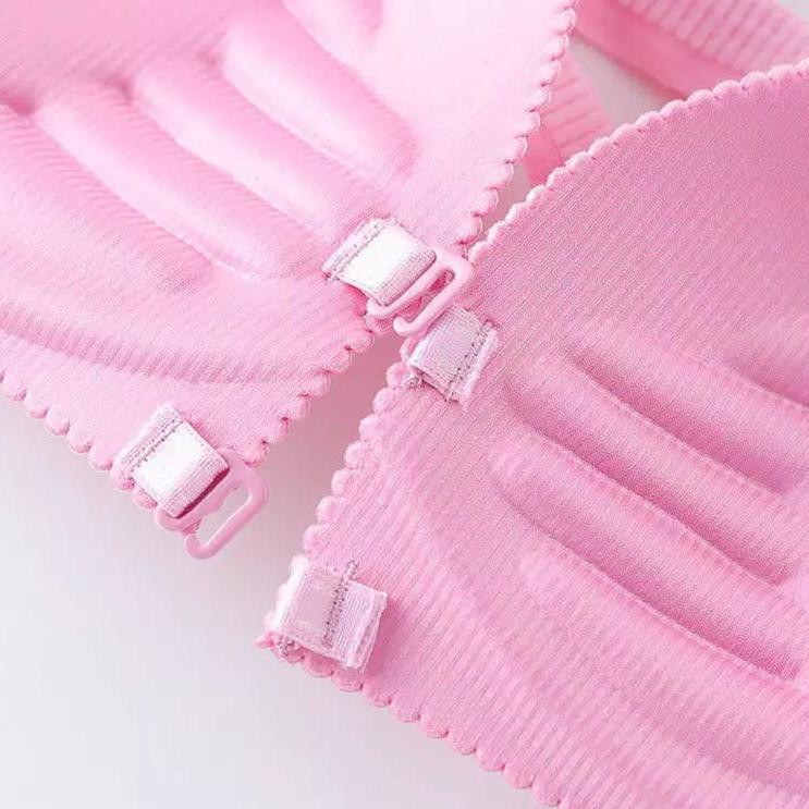 Terkini 6DJ BH Tanpa Kawat Bra Wanita Sport Jumbo Sorex Remaja Tali Crop Top Korea Underwear Bralett