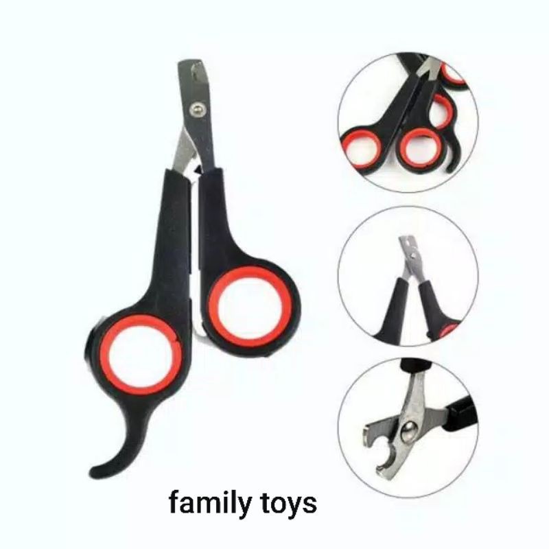 family games Gunting kuku anjing kucing marmut hewan stainless steel sugar glider pet care tool