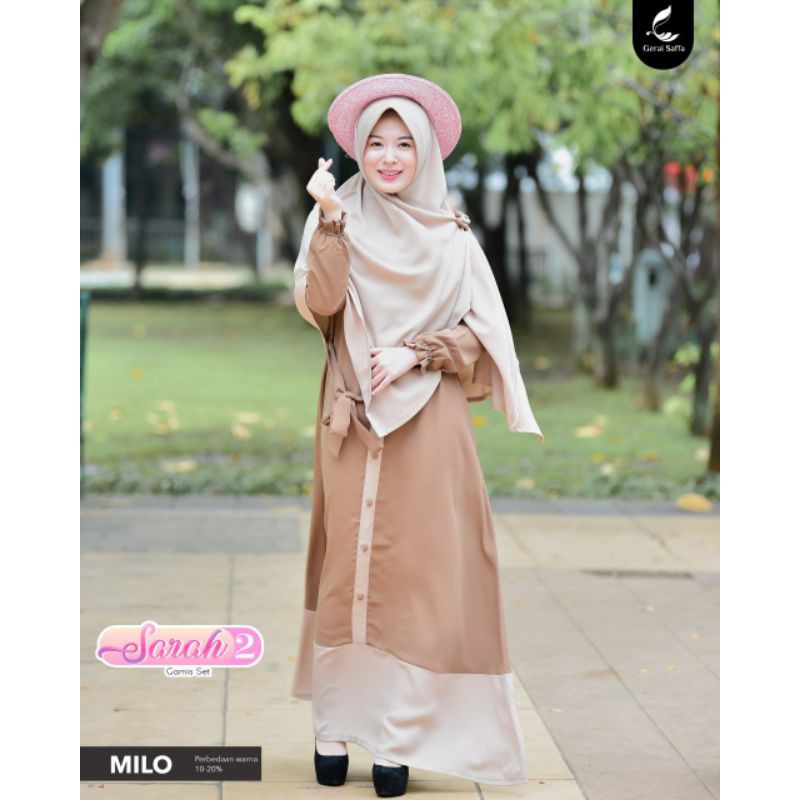 Gamis set Sarah 2 by @geraisaffa