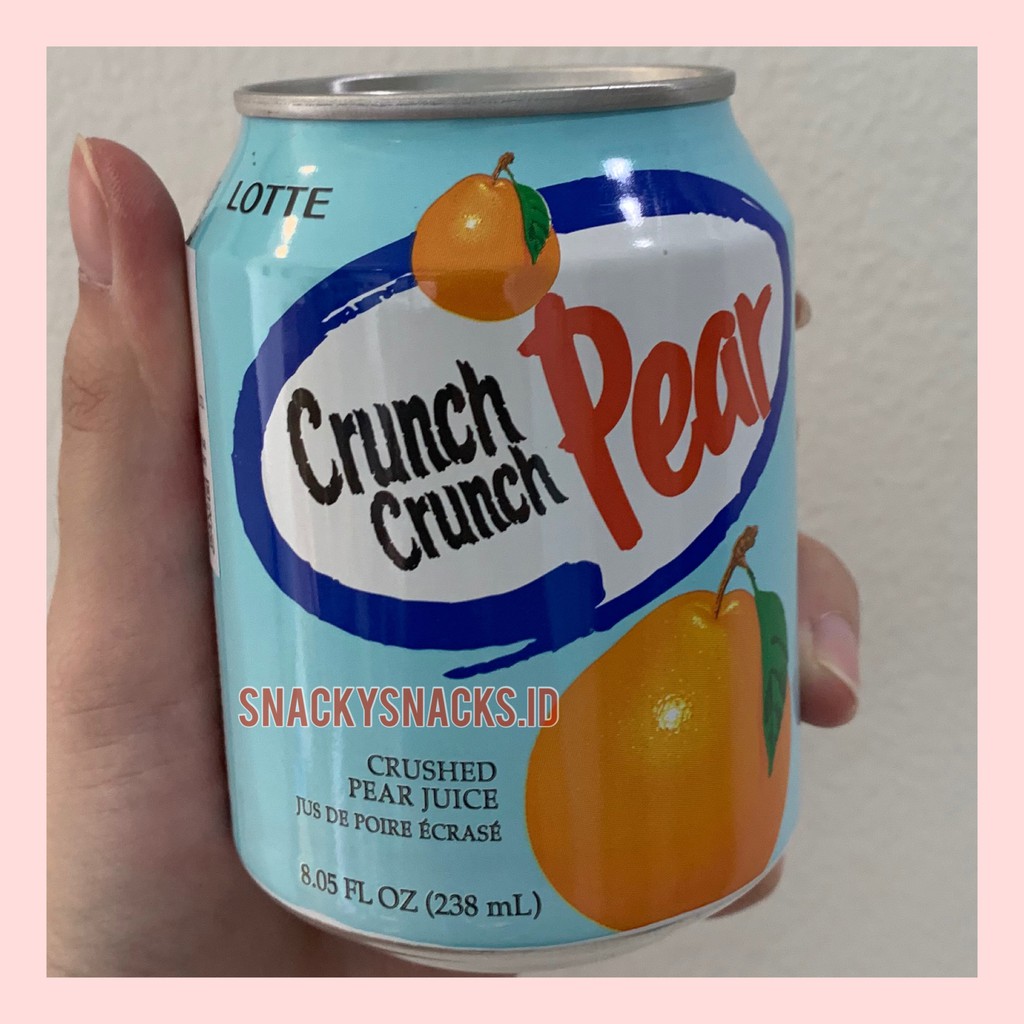 

LOTTE Crunch Crunch Pear / Minuman Buah Pear 238 ML