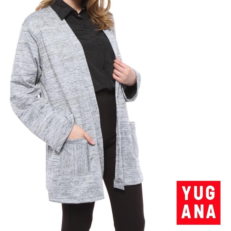 ➤ BL- CRGIGI Cardigan Oversize Wanita Lengan Panjang Polos ℗