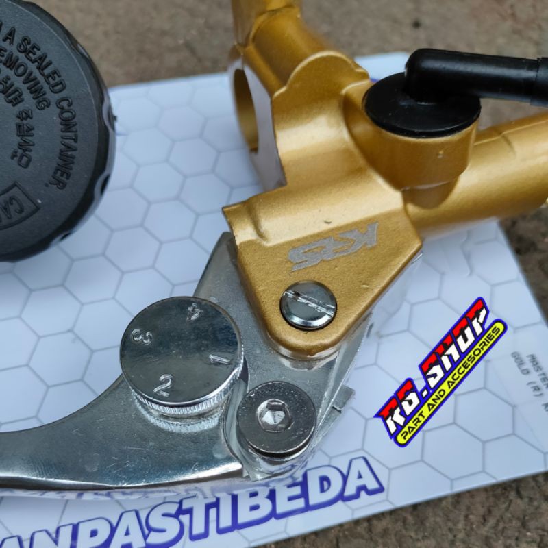 master rem kanan KRS racing gold model HRC NX4 original taiwan universal ninja 150 r/rr, RX king-3