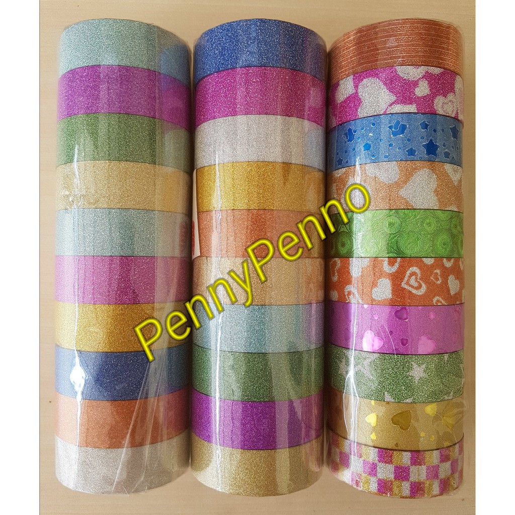 

Isolasi Motif Glitter (selotip Kreasi)