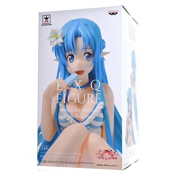 BANPRESTO SAO CODE REGISTER EXQ ASUNA IN BLUE MARINE COLOR