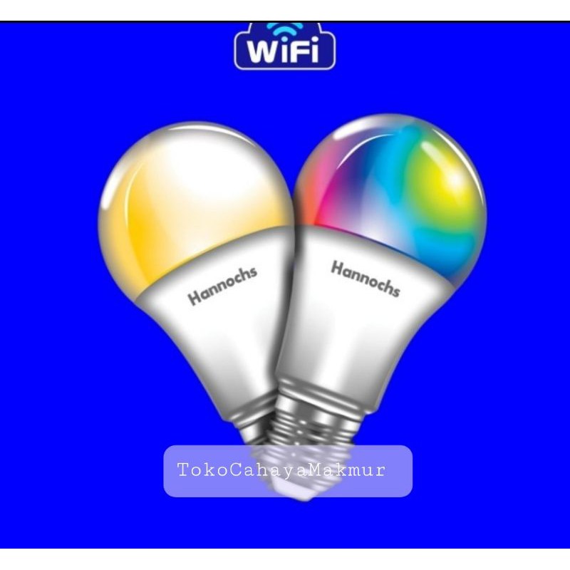 Hannochs Bola Lampu LED Smart Futura 9w 9watt - Lampu Wifi - CCT/RGB