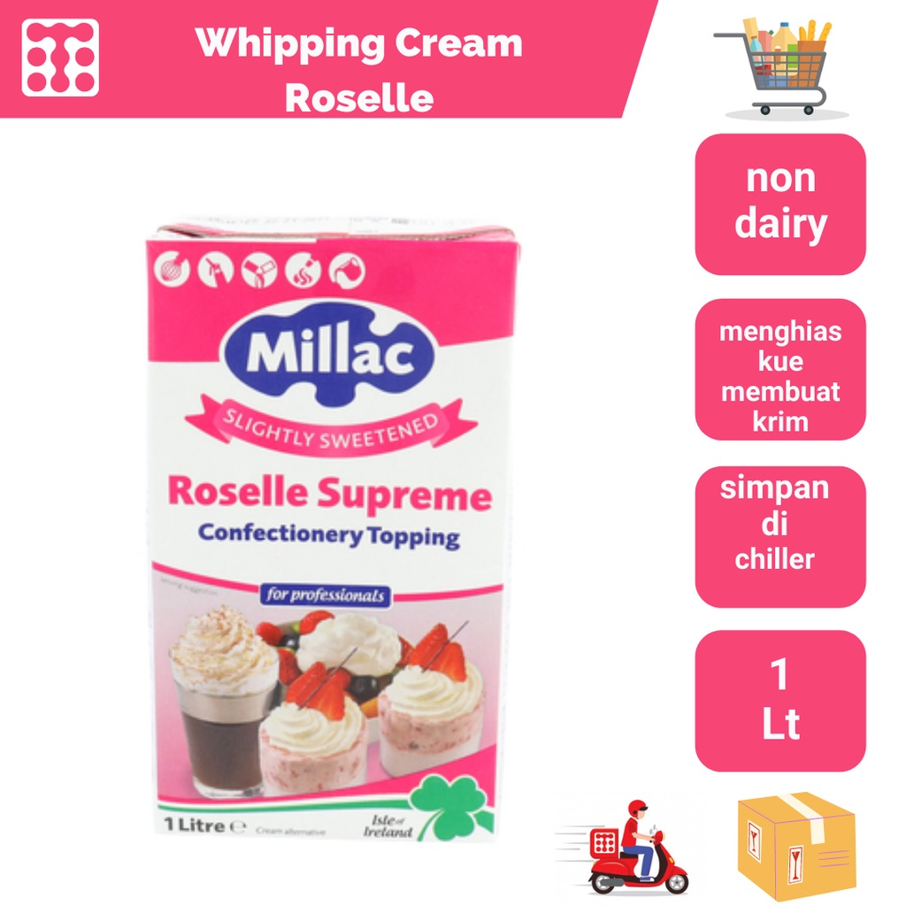

Cream Whipping Non Dairy Supreme 1Ltr
