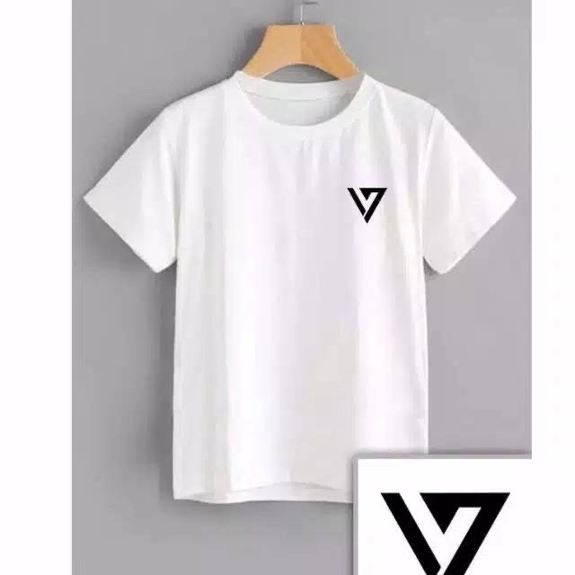 KAOS T SHIRT KPOP LOGO SEVENTEEN