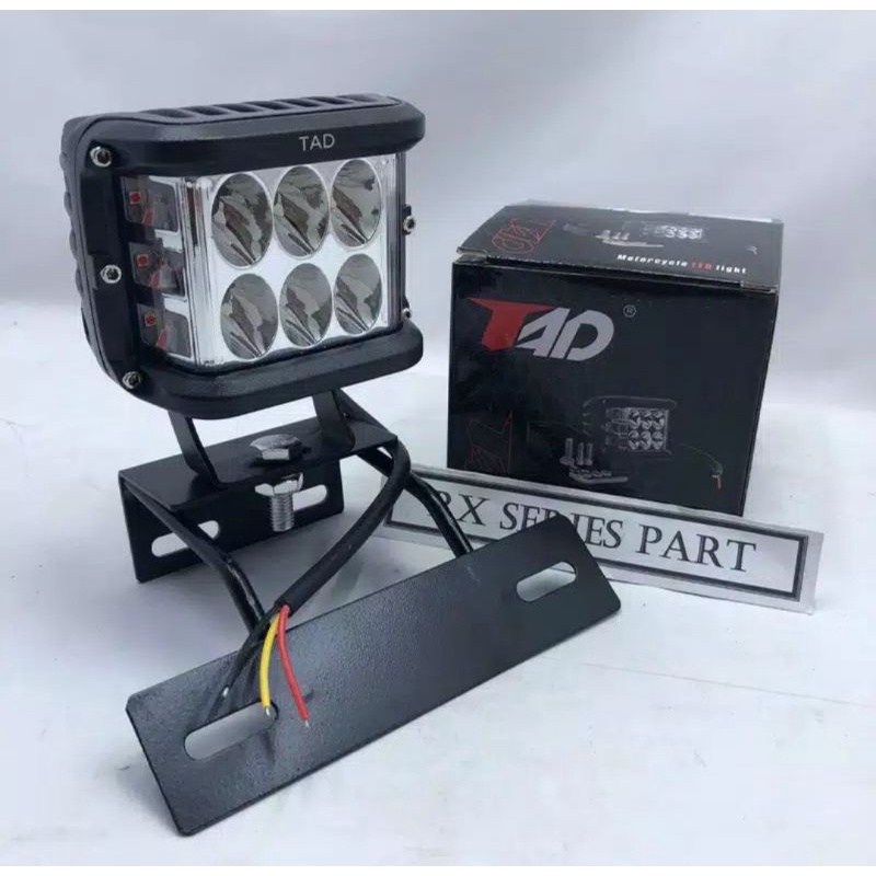 paket lampu led set kumis kumisan rx king set pangkon breket-Paket 5