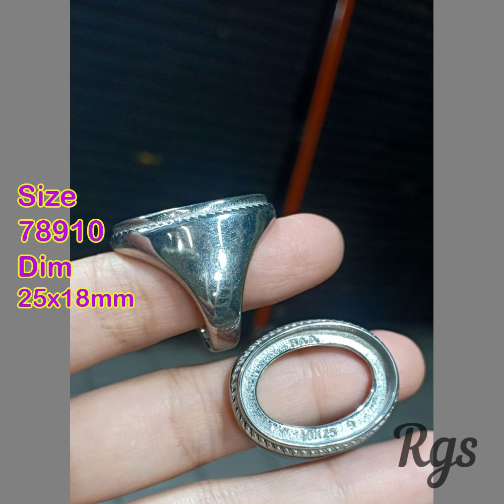 cincin titanium new model tanam ring akik grosir perkodi (20pcs) part3