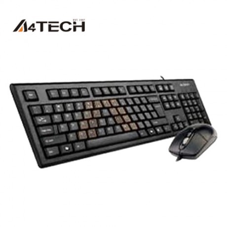 Paket Keyboard + mouse PS2, Mouse & Keyboard Bunlde A4TECH KRS-8572 PS2