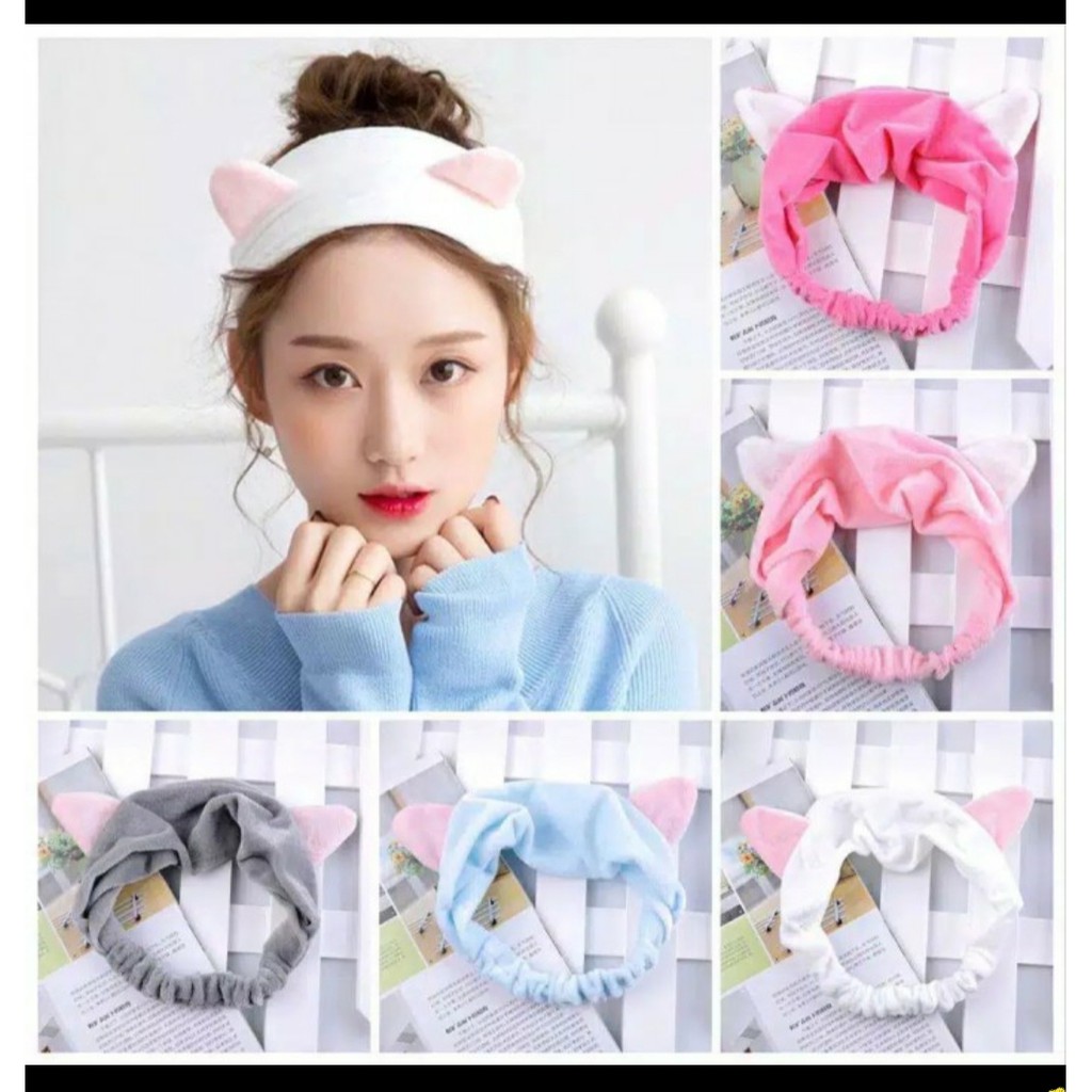 BANDANA KUCING / BANDO TELINGA / KUCING HEADBAND KUPING KUCING BANDO GHM