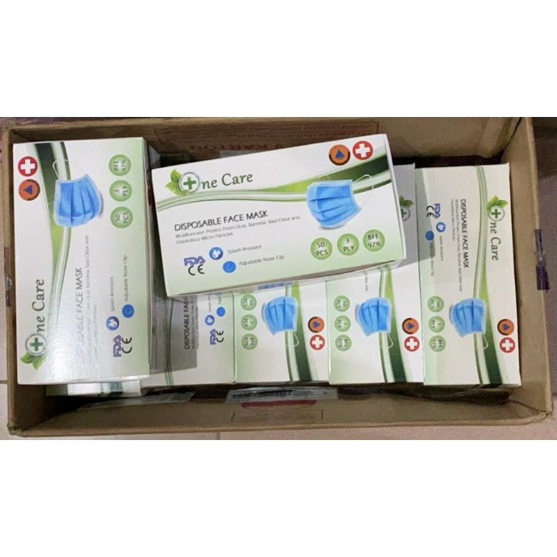 MASKER 3PLY ISI 50PCS ONE CARE