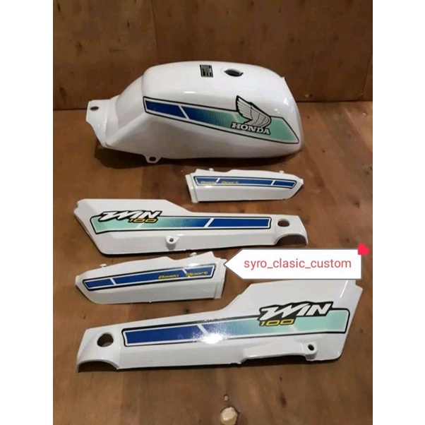 BODI SET TANGKI WIN 100 WARNA PUTIH