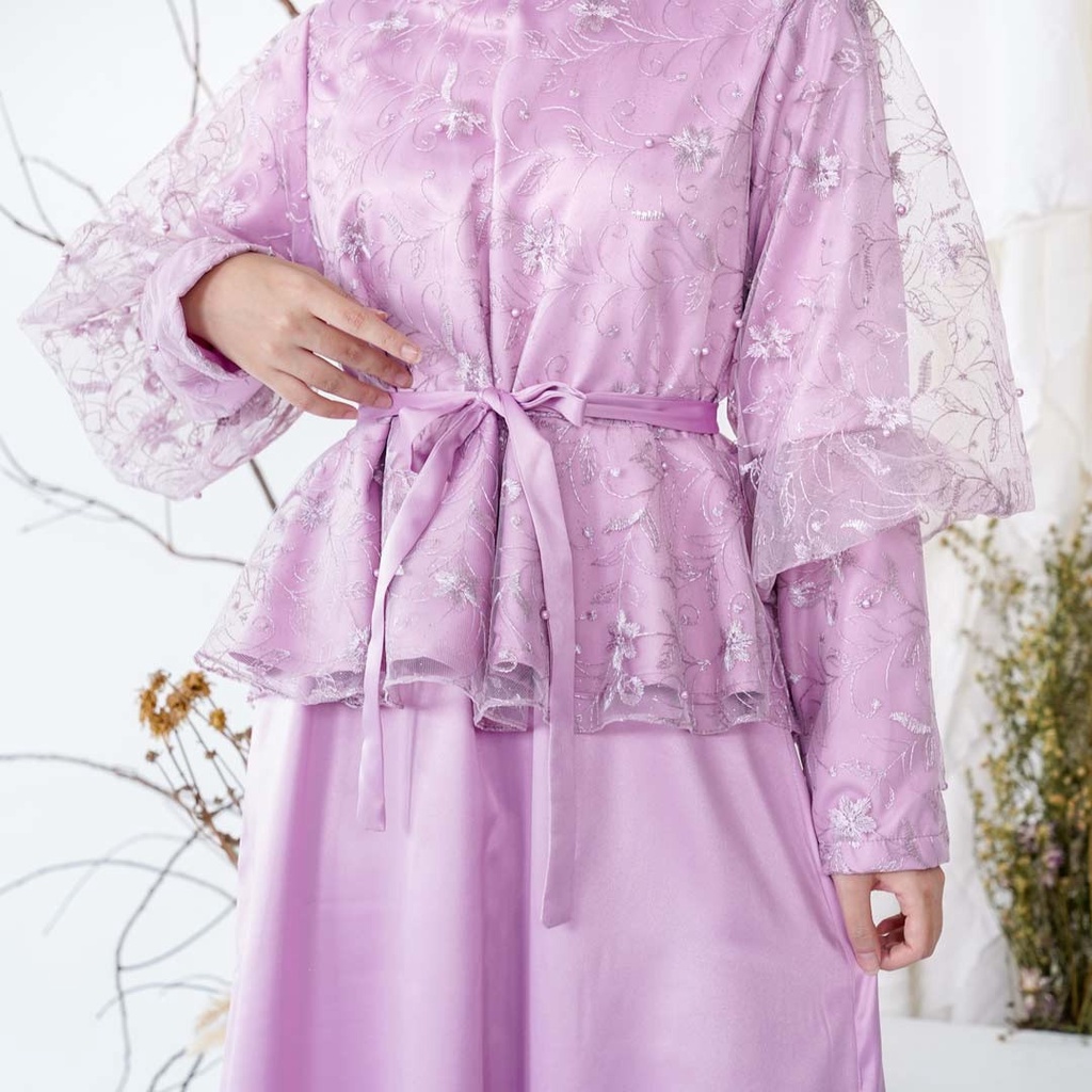 Aiden Gamis Wanita Tile Bordir