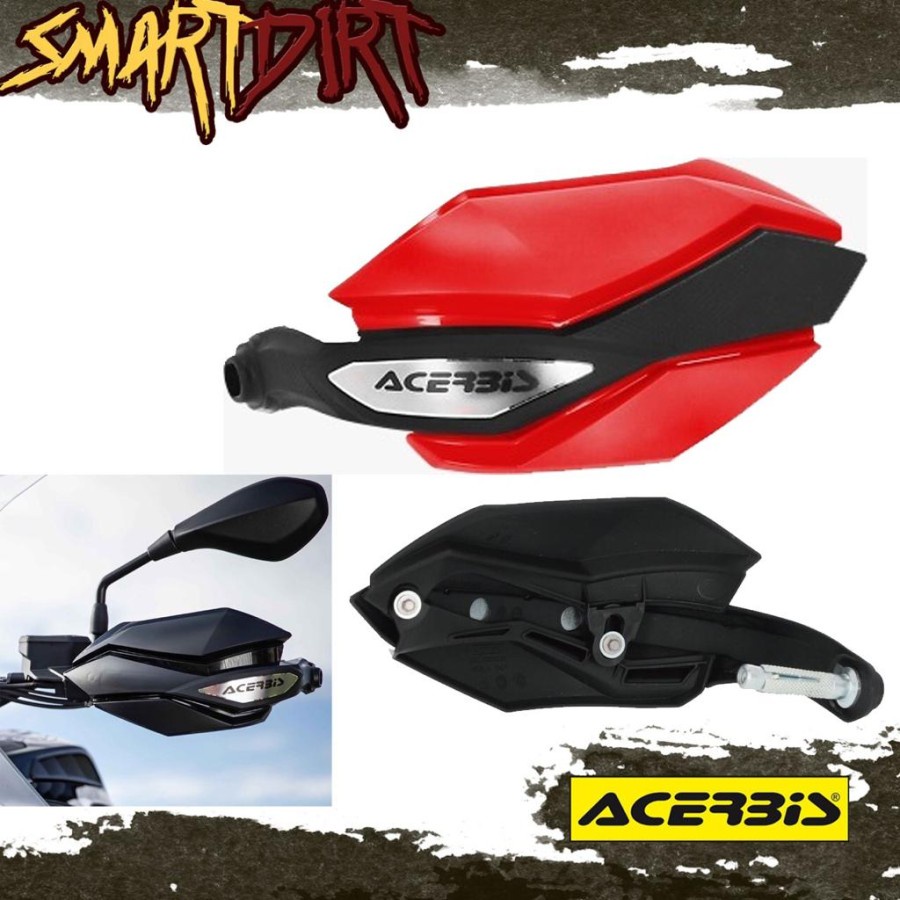 HANDGUARD DUAL ROAD ACERBIS ARGON RED HANDGUARD ACERBIS ORIGINAL