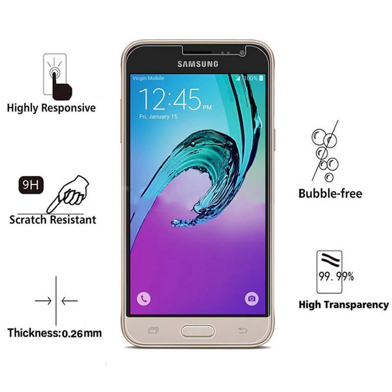 2Pcs HD Tempered Glass for Samsung Galaxy J5 j3 J7 2017 Eu Screen Protective Glass For Samsung  J7 Nxt J320 J510 J710 2016