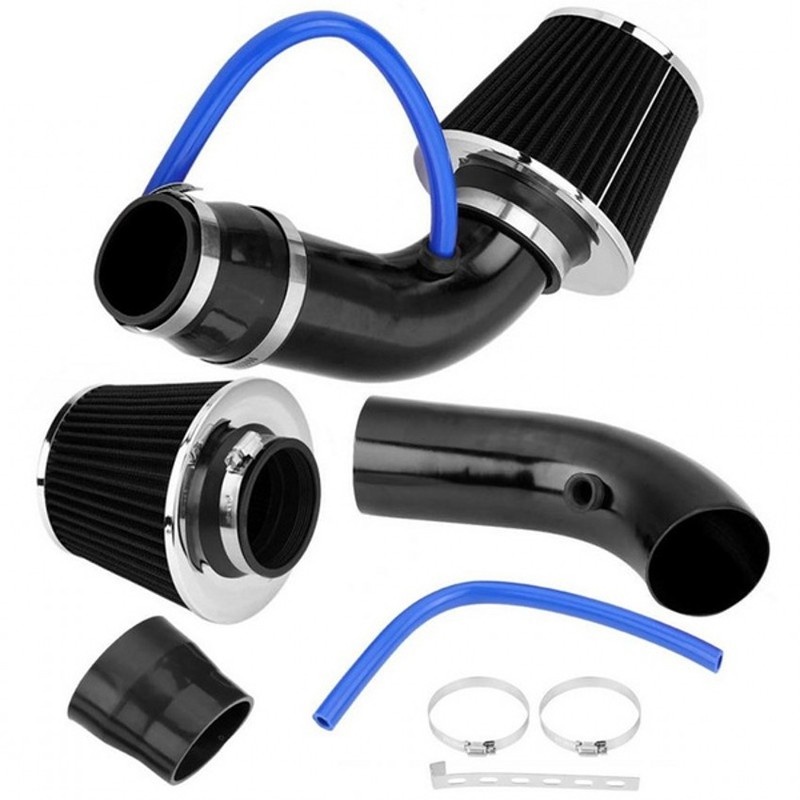 [3&quot; 76mm Car Air Intake Pipe Kit] [Cold Air Intake Aluminum Pipe Air filter Pipe]