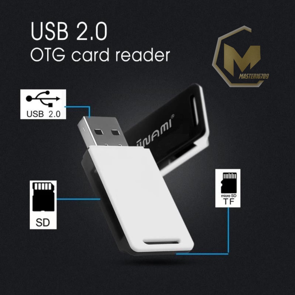 Card reader DIINAMI sd card &amp; Micro sd card high speed fast translit data usb 2.0 all in one for smartphone &amp; tablets MA2458