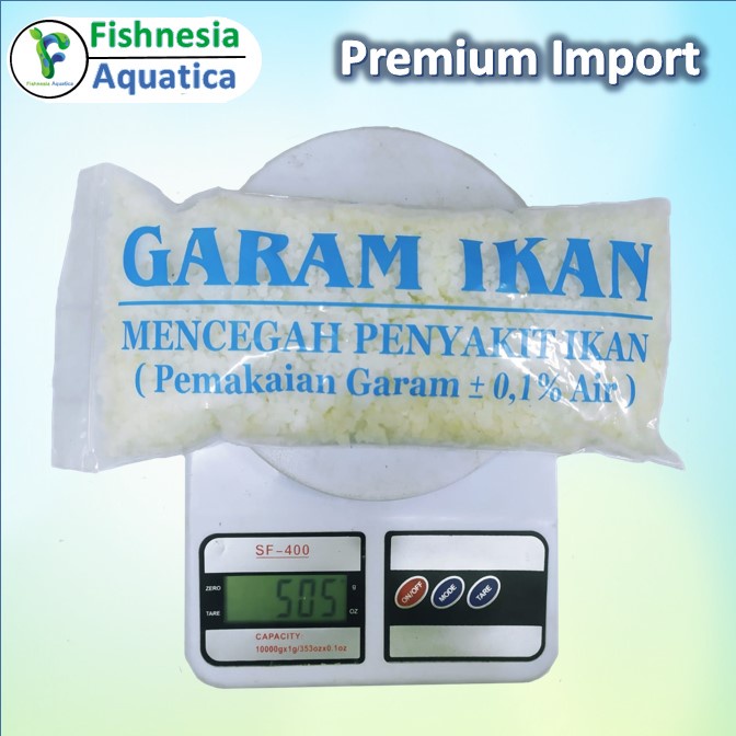 Garam Ikan Kristal/Biru/Kuning/Premium/Premium Import Pencegah Penyakit Ikan 500 Gram