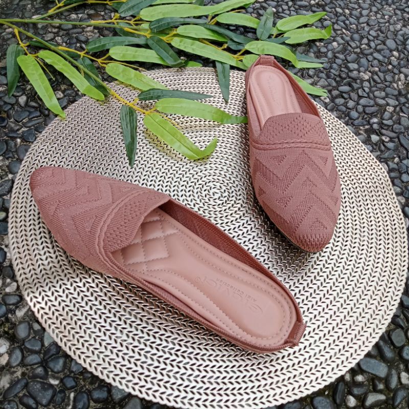 Sandal Flat Rajut  Gravici JEA 104