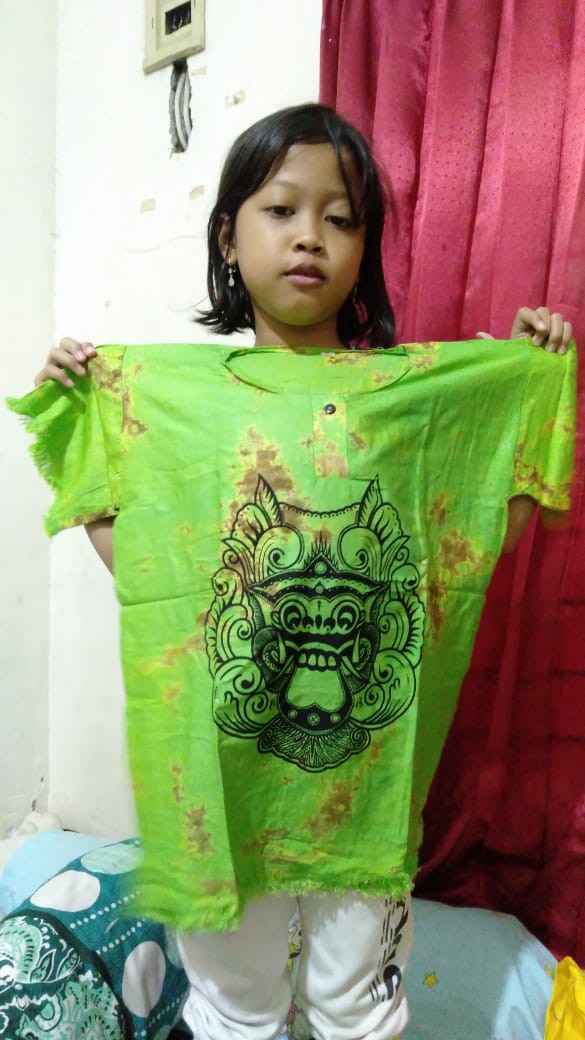 Baju Bali Kaos Bali Kaos Barong Anak Kaos Khas Bali Piyama Anak Batik Anak Baju Tidur Terlaris Bt