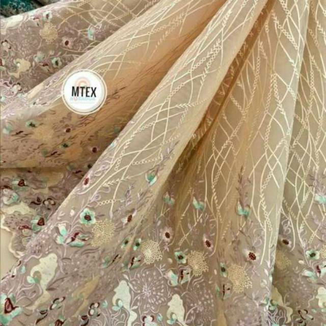 Promo 12.12 Sale Kain Tile elisaab korea. Tile bordir. Tulle PREMIUM. Kain brokat tile. Tille elisaa