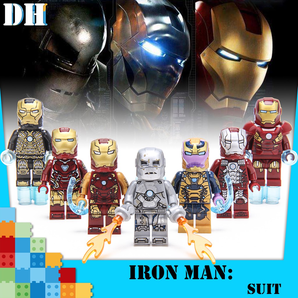 all iron man lego sets