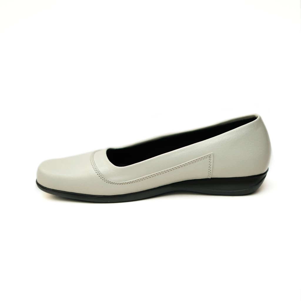 CBY  flat putih sepatu pantopel wanita sepatu kerja sepatu kantor wanita sepatu formal sepatu suster sepatu perawat sepatu slip on wanita