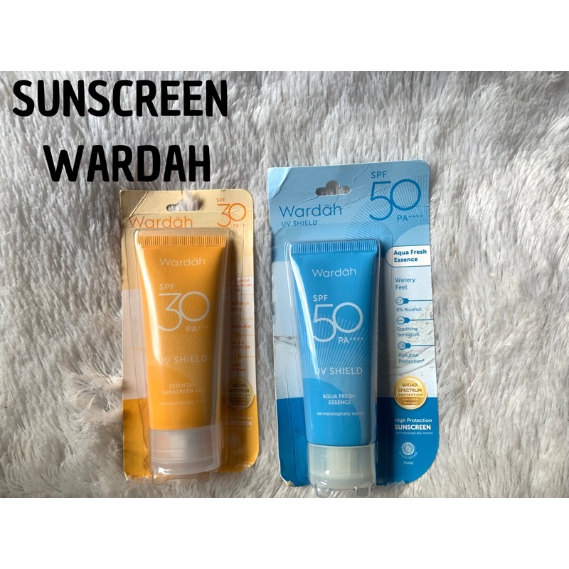 Jual Wardah Uv Shield Essential Sunscreen Gel Spf Pa Wardah Uv Shield Aqua Fresh Essence