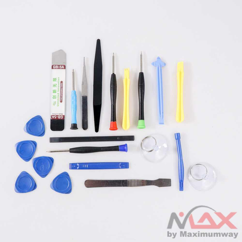 Tools bongkar HP set obeng service reparasi ganti bateri lengkap service android Peralatan Reparasi Smartphone 21 in 1 Repair Tools Set obeng teknisi lengkap bongkar HP android Ipad Tablet Bongkar casing laptop service notebook pad