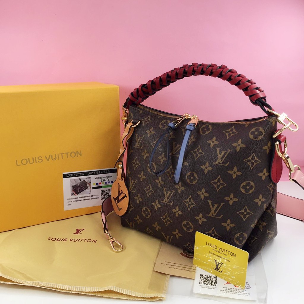 Tas LV Hobo Braided Monogram CVB 10 batam impor original fashion branded reseller sale