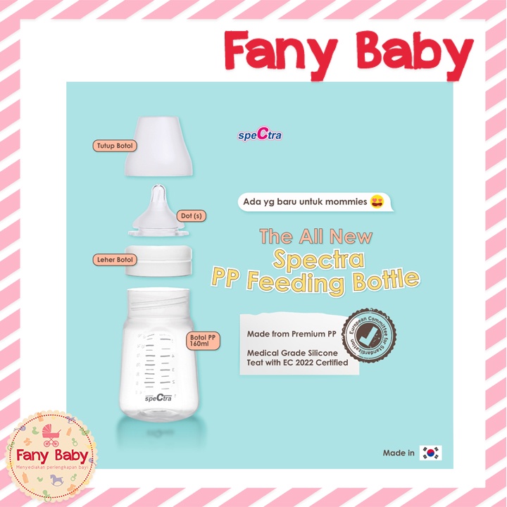 SPECTRA BABY BOTTLE PP FEEDING BOTTLE 160ML