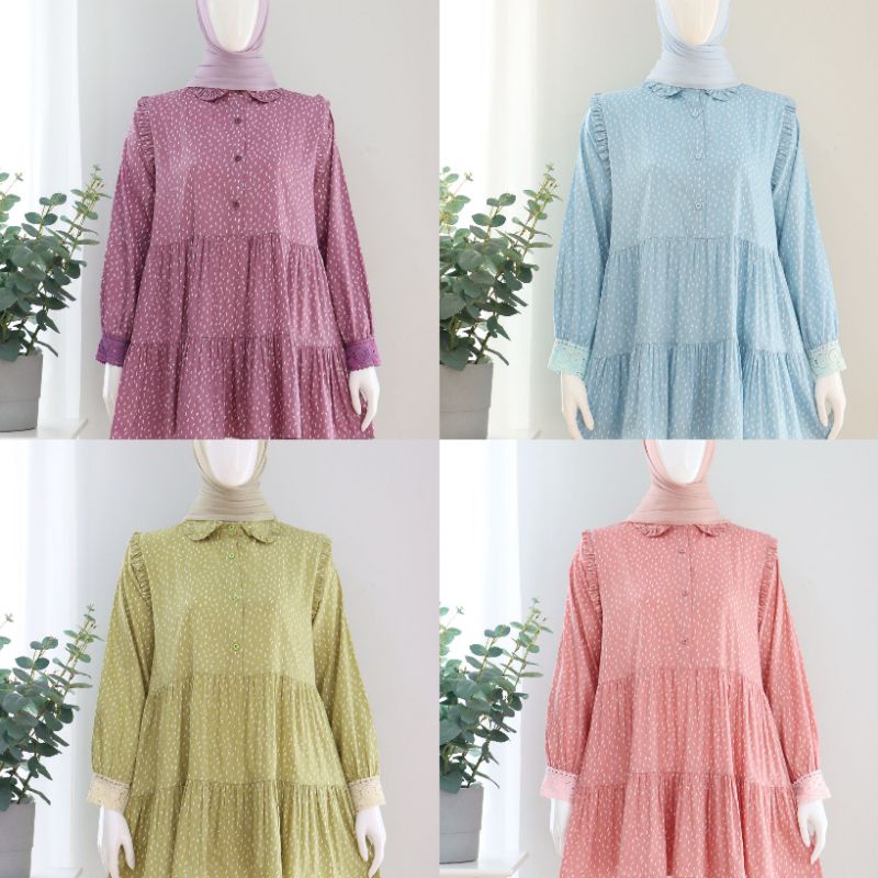 DISIKO EXCLUSIVE TERBARU DUNA TOP ATASAN KEMEJA BLOUSE WANITA