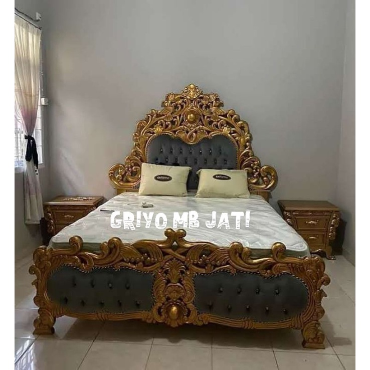 kamar set mewah kayu jati