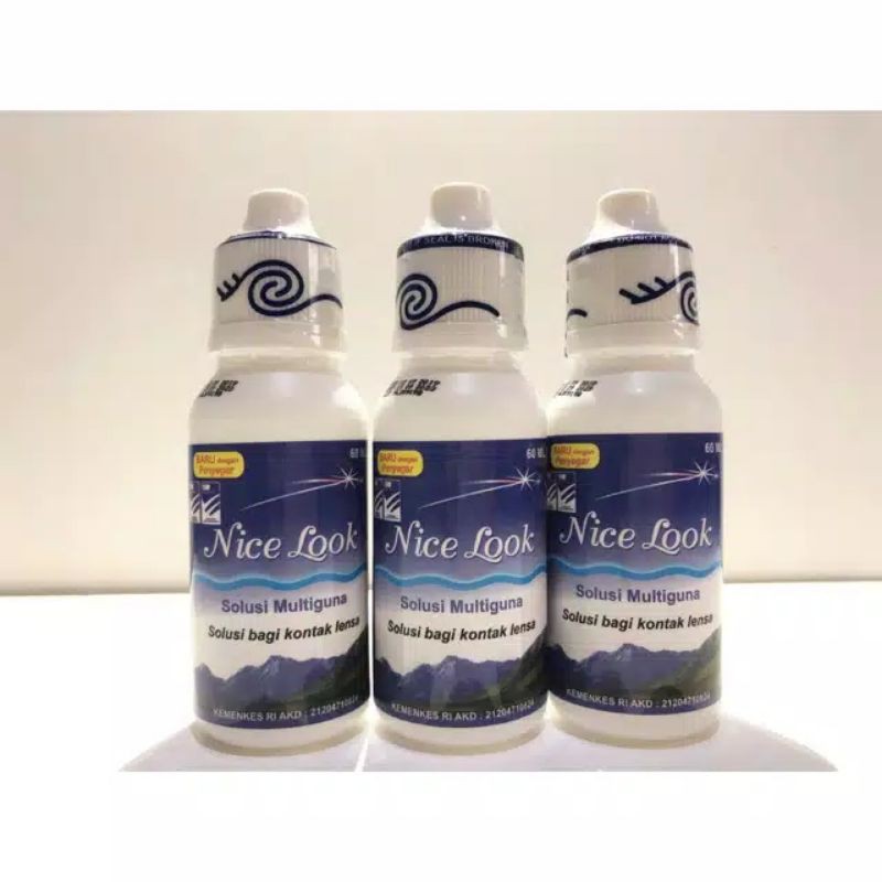 CAIRAN SOFTLENS NICE LOOK / AIR SOFTLENS NICE LOOK / Pembersih softlens / Air soflen